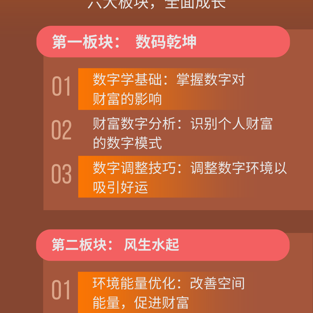 易数叔命理馆之易企悟人生课程+九运数码营销课程